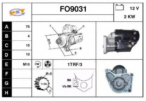 SNRA FO9031 Стартер