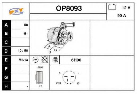 SNRA OP8093 Генератор