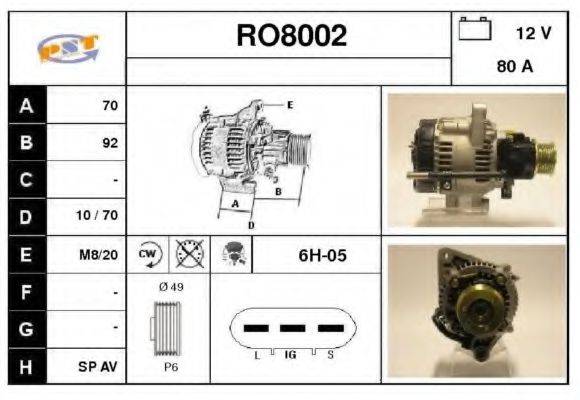 SNRA RO8002 Генератор