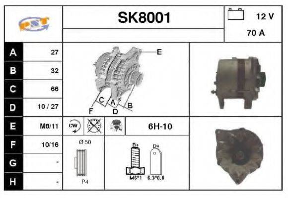 SNRA SK8001