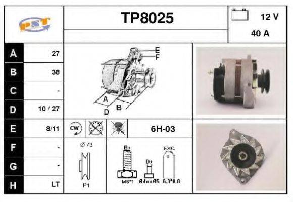 SNRA TP8025 Генератор
