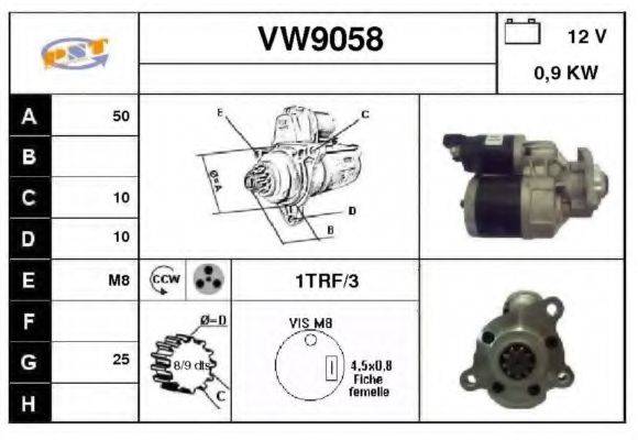 SNRA VW9058 Стартер