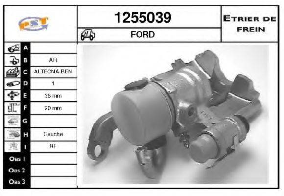 SNRA 1255039 Гальмівний супорт