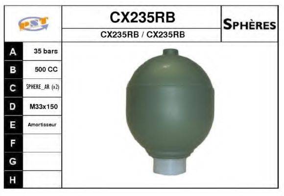 SNRA CX235RB Гідроакумулятор, підвіска/амортизація
