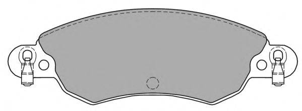 FREMAX 23276 Комплект гальмівних колодок, дискове гальмо