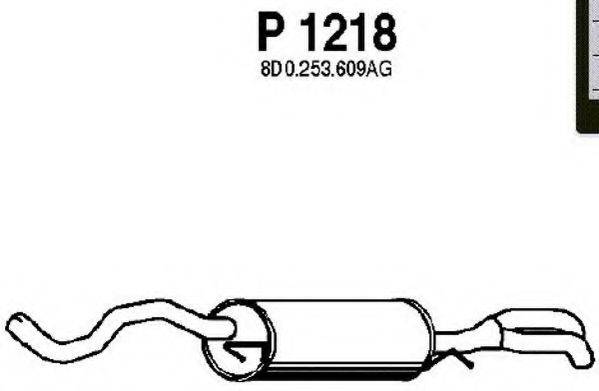 FENNO P1249 Глушник вихлопних газів кінцевий