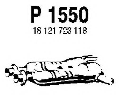FENNO P1550 Середній глушник вихлопних газів