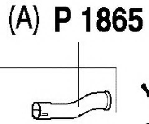 FENNO P1865 Труба вихлопного газу