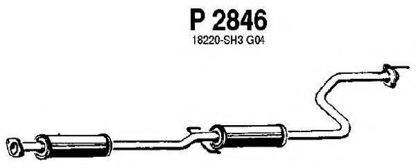 FENNO 2846 Середній глушник вихлопних газів