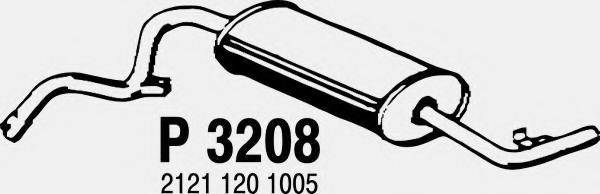 MTS 63620 Глушник вихлопних газів кінцевий