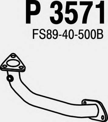 FENNO P3571 Труба вихлопного газу