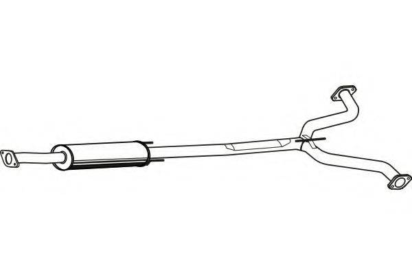 FENNO 4127 Середній глушник вихлопних газів
