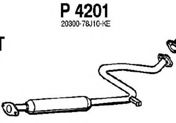 FENNO 4201 Середній глушник вихлопних газів
