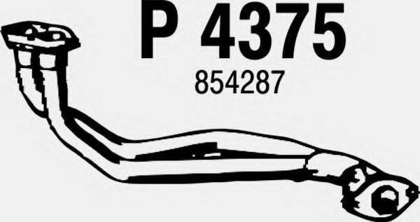 FENNO P4375 Труба вихлопного газу