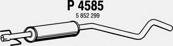OPEL 5252299 Середній глушник вихлопних газів