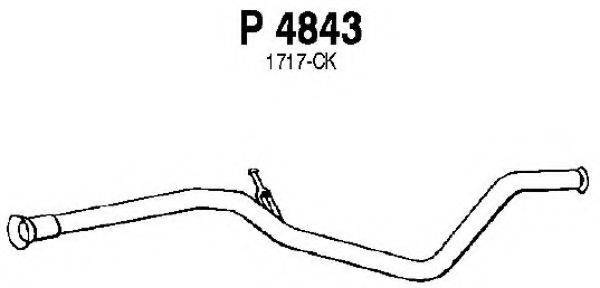 FENNO P4843 Труба вихлопного газу