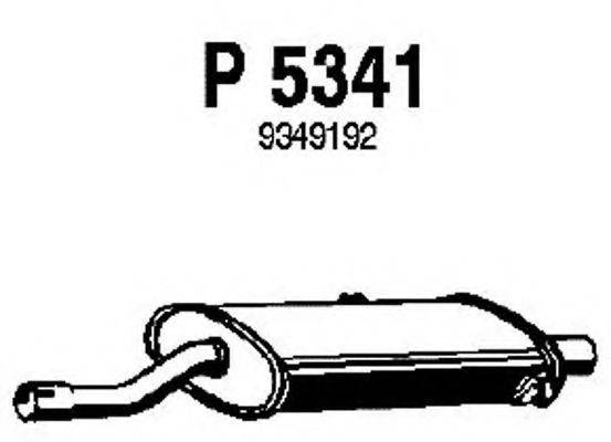 FENNO P5341 Середній глушник вихлопних газів