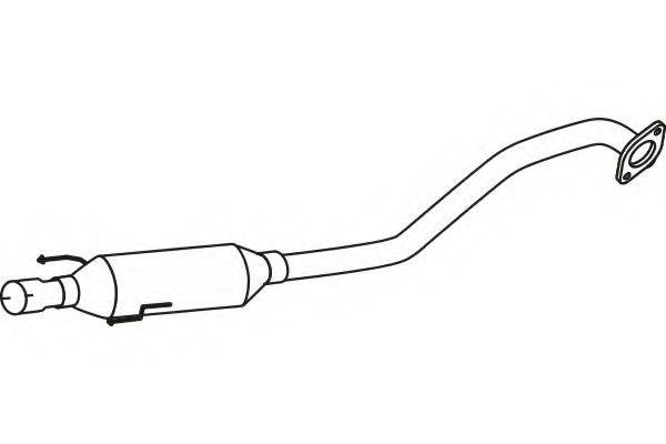 FENNO 6570 Середній глушник вихлопних газів