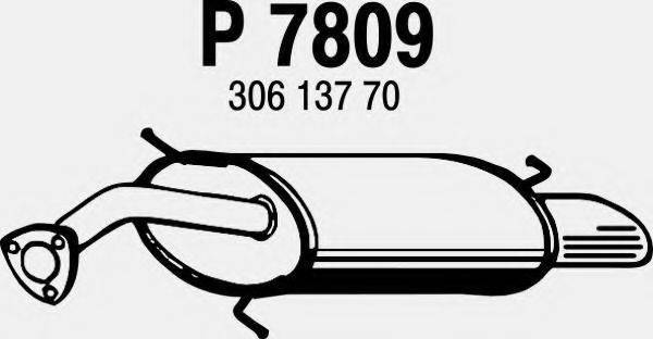 FENNO P7809 Глушник вихлопних газів кінцевий