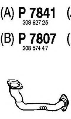 FENNO P7841 Труба вихлопного газу