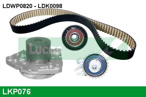 LUCAS ENGINE DRIVE LKP076 Водяний насос + комплект зубчастого ременя