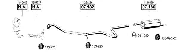 ASMET FO071500 Система випуску ОГ