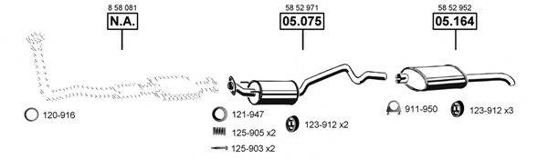 ASMET OP050835 Система випуску ОГ