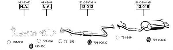 ASMET RO302250 Система випуску ОГ