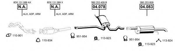 ASMET VA033890 Система випуску ОГ