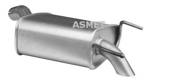 ASMET 05170 Глушник вихлопних газів кінцевий