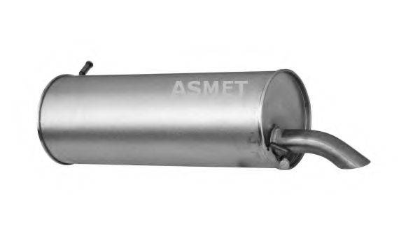 ASMET 09060 Глушник вихлопних газів кінцевий
