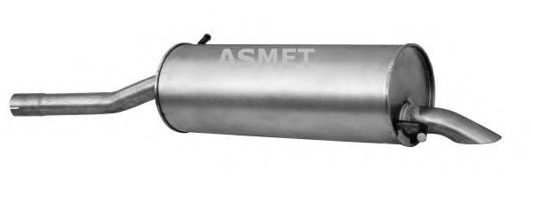 ASMET 09094 Глушник вихлопних газів кінцевий