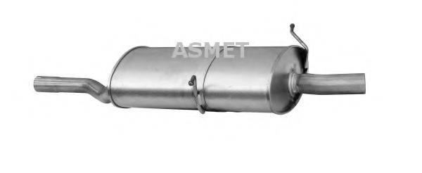 ASMET 12028 Глушник вихлопних газів кінцевий