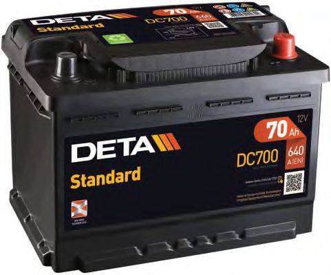 DETA DC700 Стартерна акумуляторна батарея; Стартерна акумуляторна батарея