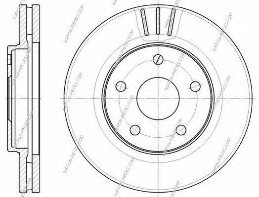 NPS 16895 гальмівний диск
