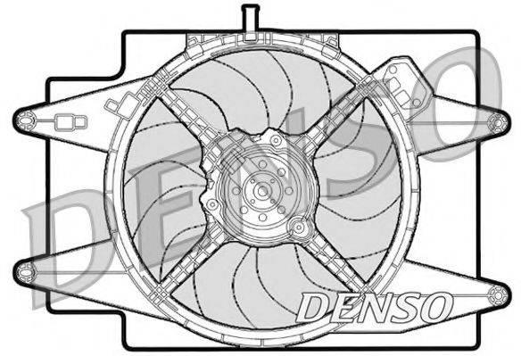 NPS DER01001 Вентилятор, охолодження двигуна