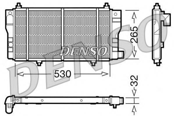 NPS DRM07002 Радіатор, охолодження двигуна