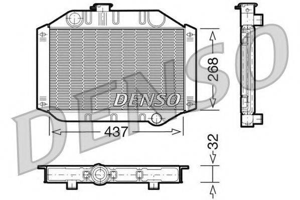 NPS DRM10010 Радіатор, охолодження двигуна