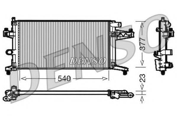 NPS 37002306 Радіатор, охолодження двигуна