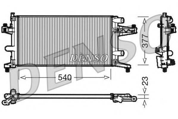 NPS 509596 Радіатор, охолодження двигуна
