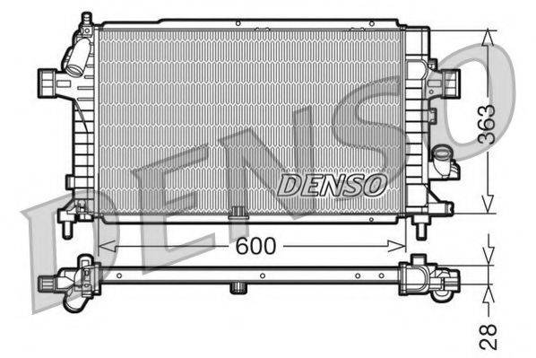 NPS 735080 Радіатор, охолодження двигуна
