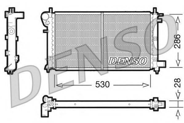 NPS DRM21003 Радіатор, охолодження двигуна