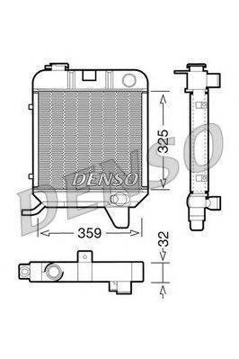 NPS DRM21040 Радіатор, охолодження двигуна