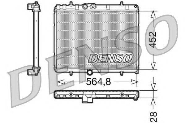 NPS 63606A Радіатор, охолодження двигуна