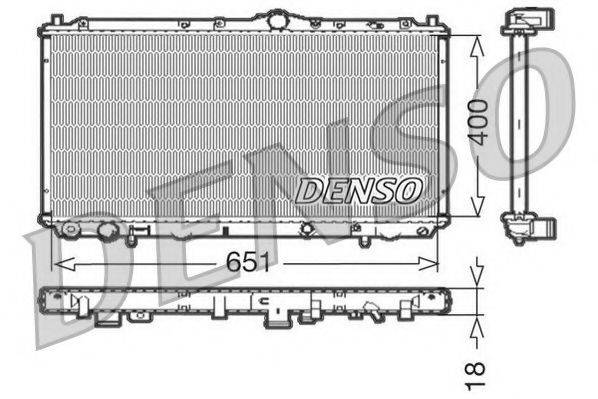 NPS DRM33061 Радіатор, охолодження двигуна