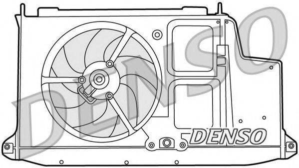 NPS DER21012 Вентилятор, охолодження двигуна
