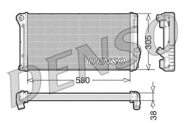 NPS DRM13020 Радіатор, охолодження двигуна