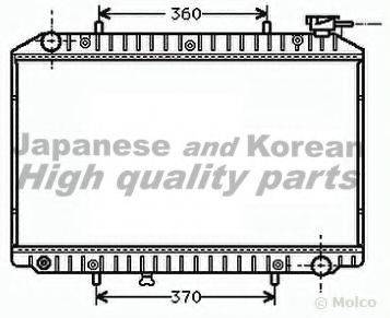 ASHUKI N65641 Радіатор, охолодження двигуна