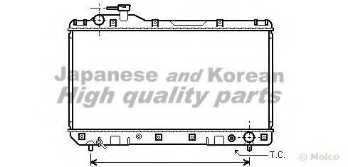 ASHUKI T55475 Радіатор, охолодження двигуна