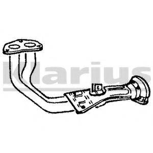 KLARIUS 120100 Труба вихлопного газу